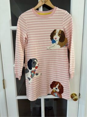 Mini Boden Sweatshirt Dog Aplique - Size 11/12 YO
